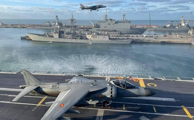 Spain's largest warship sighted in Navy manoeuvres off the Costa del Sol